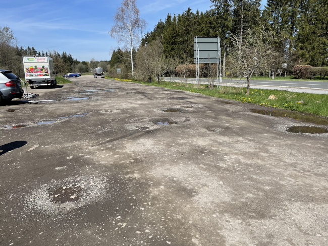 Wanderparkplatz Konzen Bahnhof
